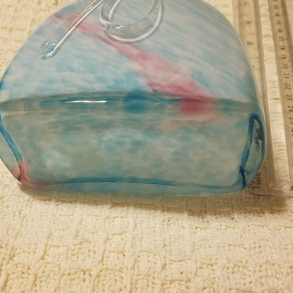 Beautiful colorfull unique glass vase Please go to my page and see other items - Picture 16 of 17